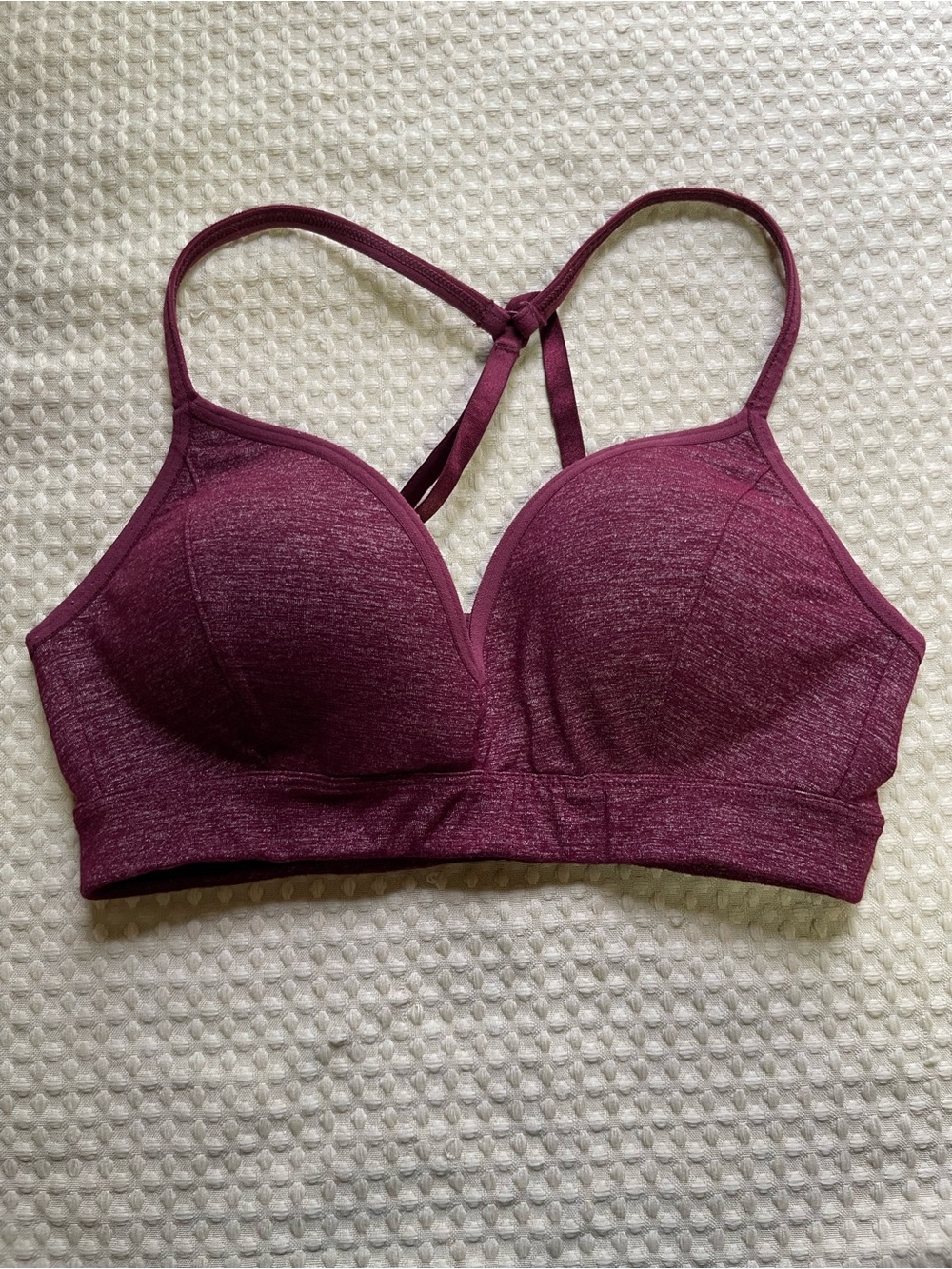 Athleta Heathered Purple
Racerback Sports Bra